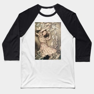 Alice in Wonderland by Arthur Rackham Baseball T-Shirt